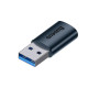 Адаптер Baseus Ingenuity Series Mini OTG Adaptor USB 3.1 to Type-C  Blue (ZJJQ000103)