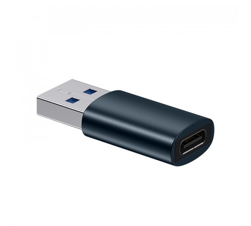 Адаптер Baseus Ingenuity Series Mini OTG Adaptor USB 3.1 to Type-C  Blue (ZJJQ000103)