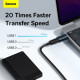 Адаптер Baseus Ingenuity Series Mini OTG Adaptor USB 3.1 to Type-C  Blue (ZJJQ000103)