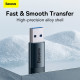 Адаптер Baseus Ingenuity Series Mini OTG Adaptor USB 3.1 to Type-C  Blue (ZJJQ000103)