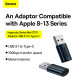Адаптер Baseus Ingenuity Series Mini OTG Adaptor USB 3.1 to Type-C  Blue (ZJJQ000103)