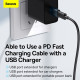 Адаптер Baseus Ingenuity Series Mini OTG Adaptor USB 3.1 to Type-C  Blue (ZJJQ000103)