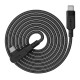 Кабель ACEFAST C5-03 USB-C to USB-C 100W right angled aluminum alloy 2m Black (6974316281016)