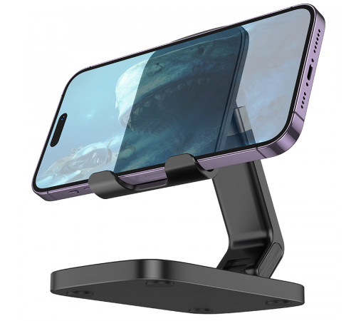 Тримач для телефона HD8 Blackfish folding desktop stand Black (6942007610803)