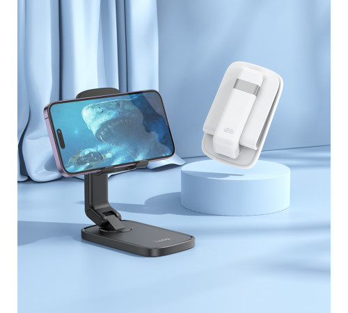 Тримач для телефона HD8 Blackfish folding desktop stand Black (6942007610803)