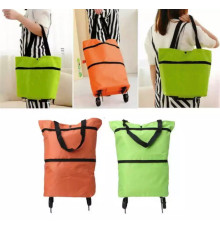 Складний візок для покупок, сумка-візок з колесами, складана сумка для продуктів )50)