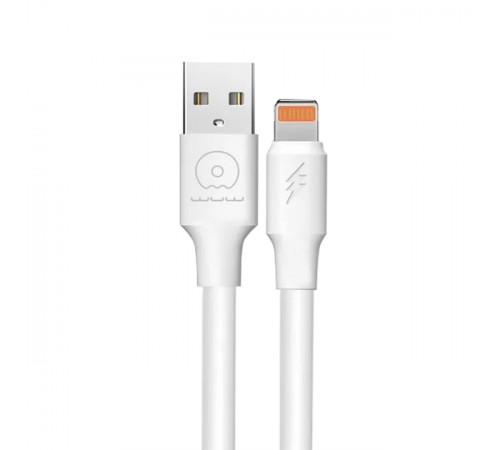 Кабель WUW-X169 USB Lightning 5А white (6972573331628)