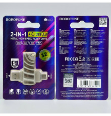 USB флеш Borofone BUD3 32Gb USB3.0+Type-C Швидкісна