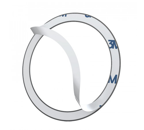 Пластина для магнітного тримача Baseus Halo Series Magnetic Metal Ring（2pcs/pack）Black (PCCH000001)