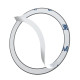 Пластина для магнітного тримача Baseus Halo Series Magnetic Metal Ring（2pcs/pack）Black (PCCH000001)