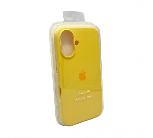 Чохол для смартфона Silicone Full Case AA Open Cam for Apple iPhone 16 4,Yellow (FullOpenAAi16-4)