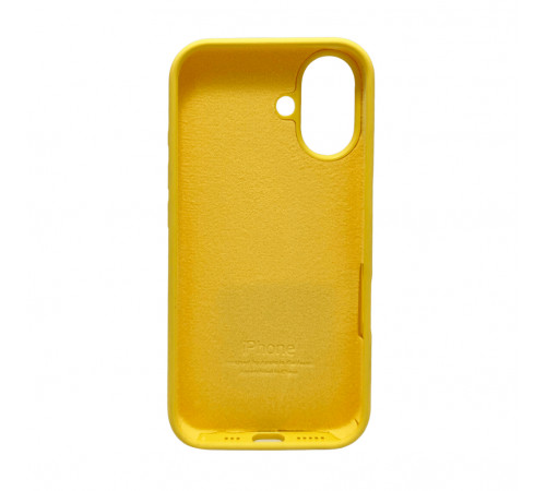 Чохол для смартфона Silicone Full Case AA Open Cam for Apple iPhone 16 4,Yellow (FullOpenAAi16-4)