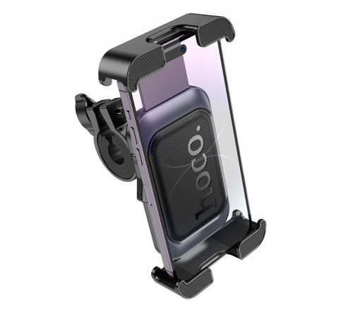 Вело/Мото тримач для телефона HOCO H82 Vista bicycle Motorcycle Universal holder Black Metal Gray (6942007647922)