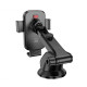 Автотримач для телефона HOCO H79 Vista push-type car holder (center console) Black Metal Gray (6942007647892)