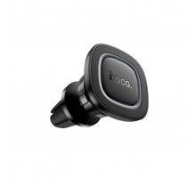Автотримач для телефона HOCO H72 Crown magnetic car holder (air outlet) Black Metal Gray (6942007646871)