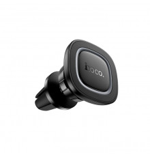 Автотримач для телефона HOCO H72 Crown magnetic car holder (air outlet) Black Metal Gray (6942007646871)