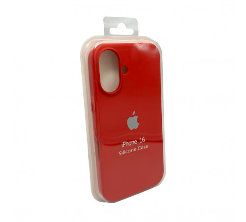 Чохол для смартфона Silicone Full Case AA Open Cam for Apple iPhone 16 20,China Red (FullOpenAAi16-20)