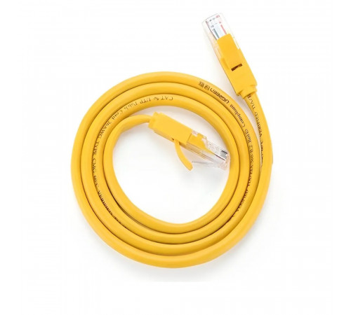 Мережевий кабель UGREEN Cat 5e U/UTP Lan Cable 1m (Yellow) (UGR-11230)