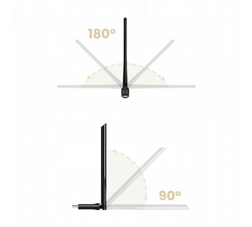 WI-FI-адаптер UGREEN CM496 AC650 High-Gain Dual Band Wireless USB Adapter(UGR-90339) (UGR-90339)