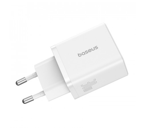Мережевий зарядний пристрій Baseus Cube Fast Charger C+U 30W EU Moon White (P10111404213-00)