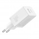 Мережевий зарядний пристрій Baseus Cube Fast Charger C+U 30W EU Moon White (P10111404213-00)