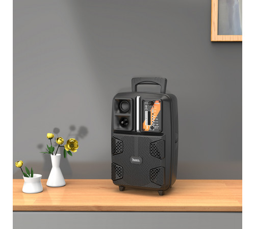 Портативна колонка HOCO BS37 Dancer, 10W, Black (6931474727602)