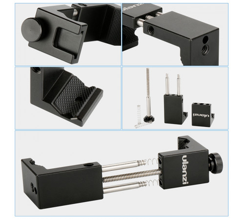 Тримач для телефону Ulanzi Vijim Iron Man II Phone Tripod Mount black (UV-0849 ST-02S) (0849)