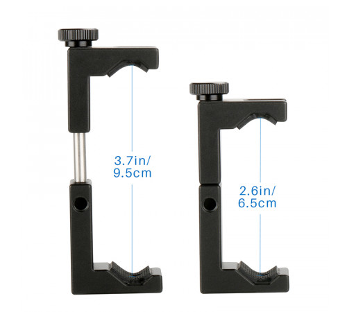 Тримач для телефону Ulanzi Vijim Iron Man II Phone Tripod Mount black (UV-0849 ST-02S) (0849)