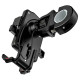 Велотримач для телефона HOCO CA73 Flying one-touch bicycle and motorcycle universal holder Black＆Red (6931474731753)