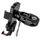 Велотримач для телефона HOCO CA73 Flying one-touch bicycle and motorcycle universal holder Black＆Red (6931474731753)