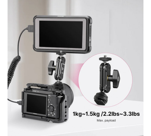 Шарнірне кріплення Ulanzi R098 Double Ball Heads with Code Shoe Mount (UV-2954 R098) (2954)