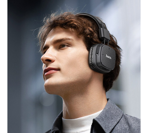 Бездротові накладні навушники HOCO W56 Earl BT headphones Black (6942007633321)