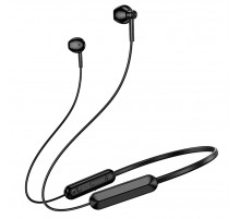 Бездротові спортивні навушники BOROFONE BE70 Light neck-hanging BT earphones obsidian black (6941991117046)
