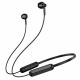 Бездротові спортивні навушники BOROFONE BE70 Light neck-hanging BT earphones obsidian black (6941991117046)