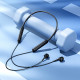 Бездротові спортивні навушники BOROFONE BE70 Light neck-hanging BT earphones obsidian black (6941991117046)
