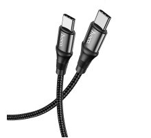 Кабель HOCO X50 Type-C to Type-C Exquisito 100W charging data cable(L=2M) Black (6931474734402)