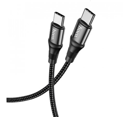 Кабель HOCO X50 Type-C to Type-C Exquisito 100W charging data cable(L=2M) Black (6931474734402)