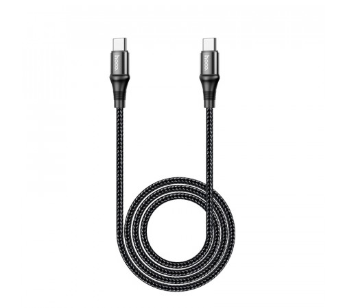 Кабель HOCO X50 Type-C to Type-C Exquisito 100W charging data cable(L=2M) Black (6931474734402)