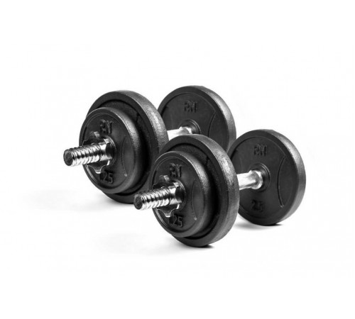 Гантели разборные металлические 2 по 8,5 кг RN-Sport
