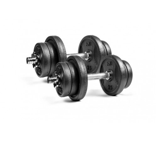 Металлические наборные гантели 2 по 11 кг RN-Sport