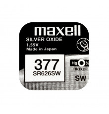 Батарейка MAXELL SR626SW 1PC EU MF (377) A 1шт (M-18292000) (4902580132248)