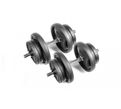 Гантели разборные RN-Sport 2 по 21 кг металлические