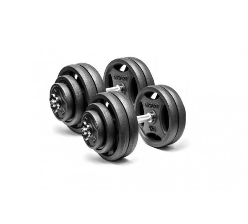 Гантели разборные RN-Sport 2 по 28 кг металлические