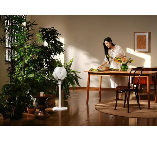 Вентилятор Xiaomi Mijia 18W Circulation Fan + (перехідник на EU розетку) (BPLDS08DM)