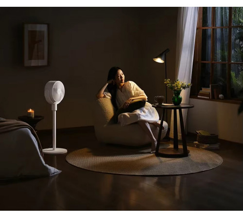 Вентилятор Xiaomi Mijia 18W Circulation Fan + (перехідник на EU розетку) (BPLDS08DM)