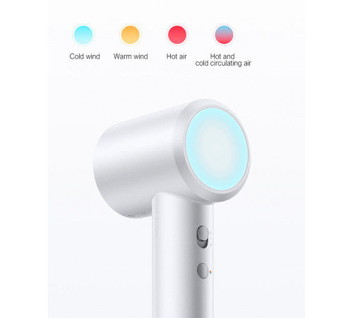 Фен Xiaomi Mijia High Speed Hair Dryer H501 SE White + (перехідник на EU розетку) (GSH509LFW)