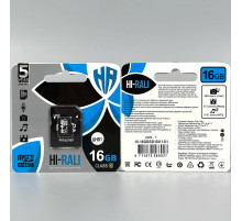 Карта пам'яті Hi-Rali 16Gb (UHS-1) 10 Class (з адаптером SD)