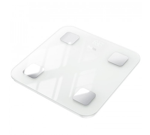 Ваги підлогові HOCO HI21 Smart body fat scale White (6942007624121)