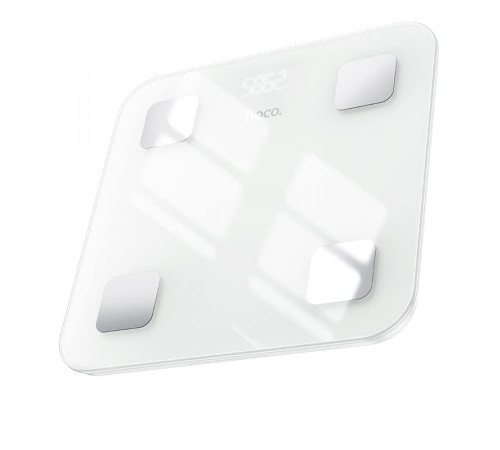 Ваги підлогові HOCO HI21 Smart body fat scale White (6942007624121)
