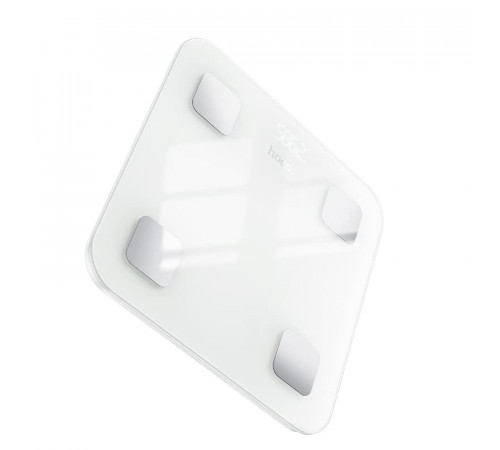 Ваги підлогові HOCO HI21 Smart body fat scale White (6942007624121)
